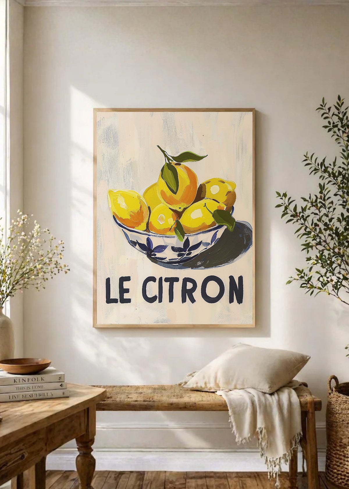 Cuadro Decorativo Trendy, Le Citron Limones Crema
