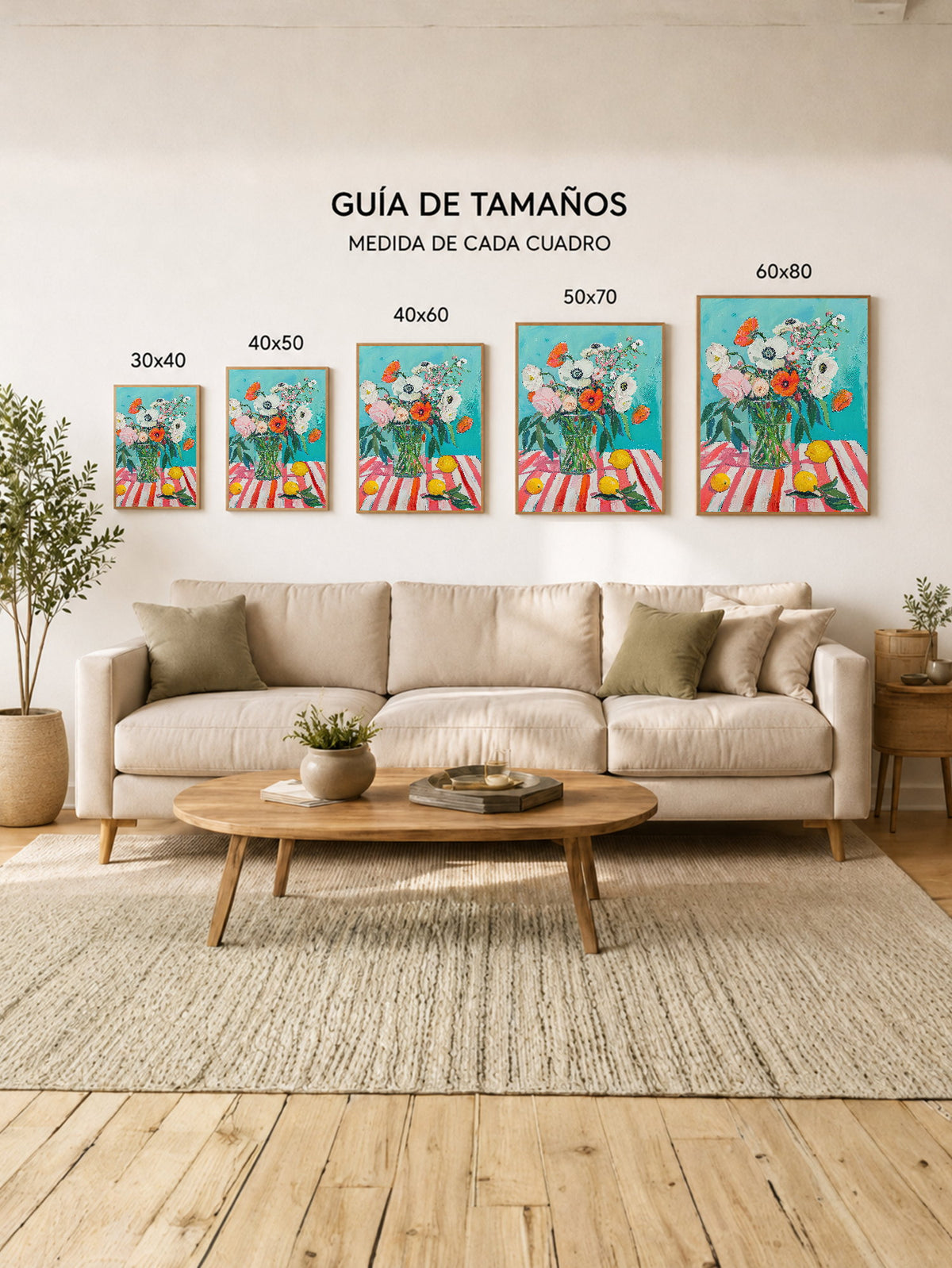 Cuadro Decorativo Trendy, Margarita Jarrón Blanco Lila