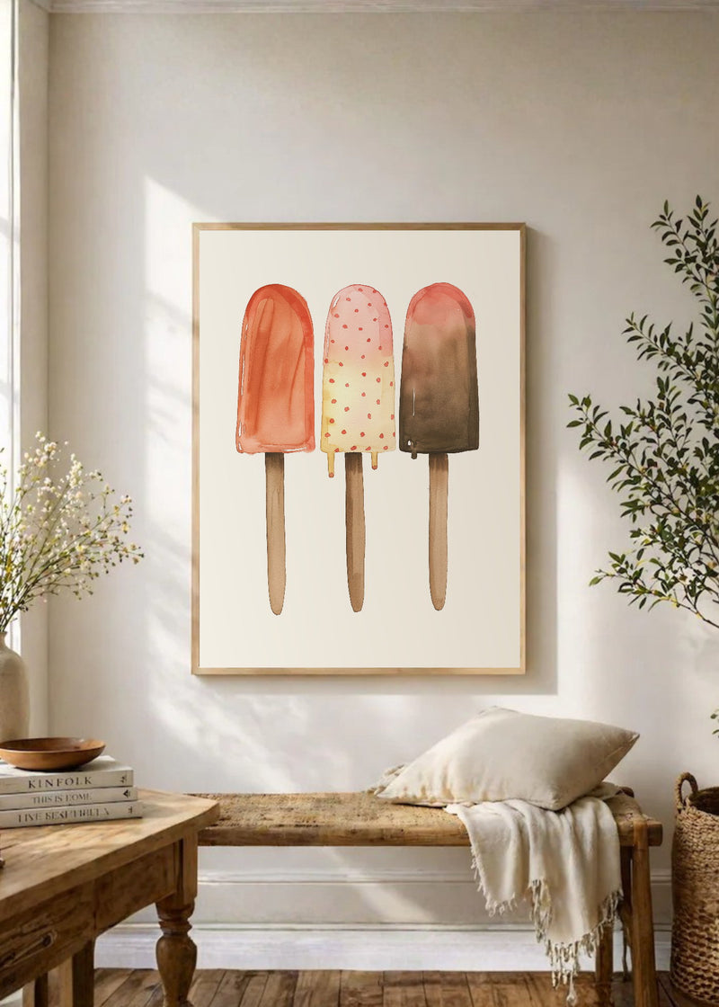 Paletas Helado Tres Crema
