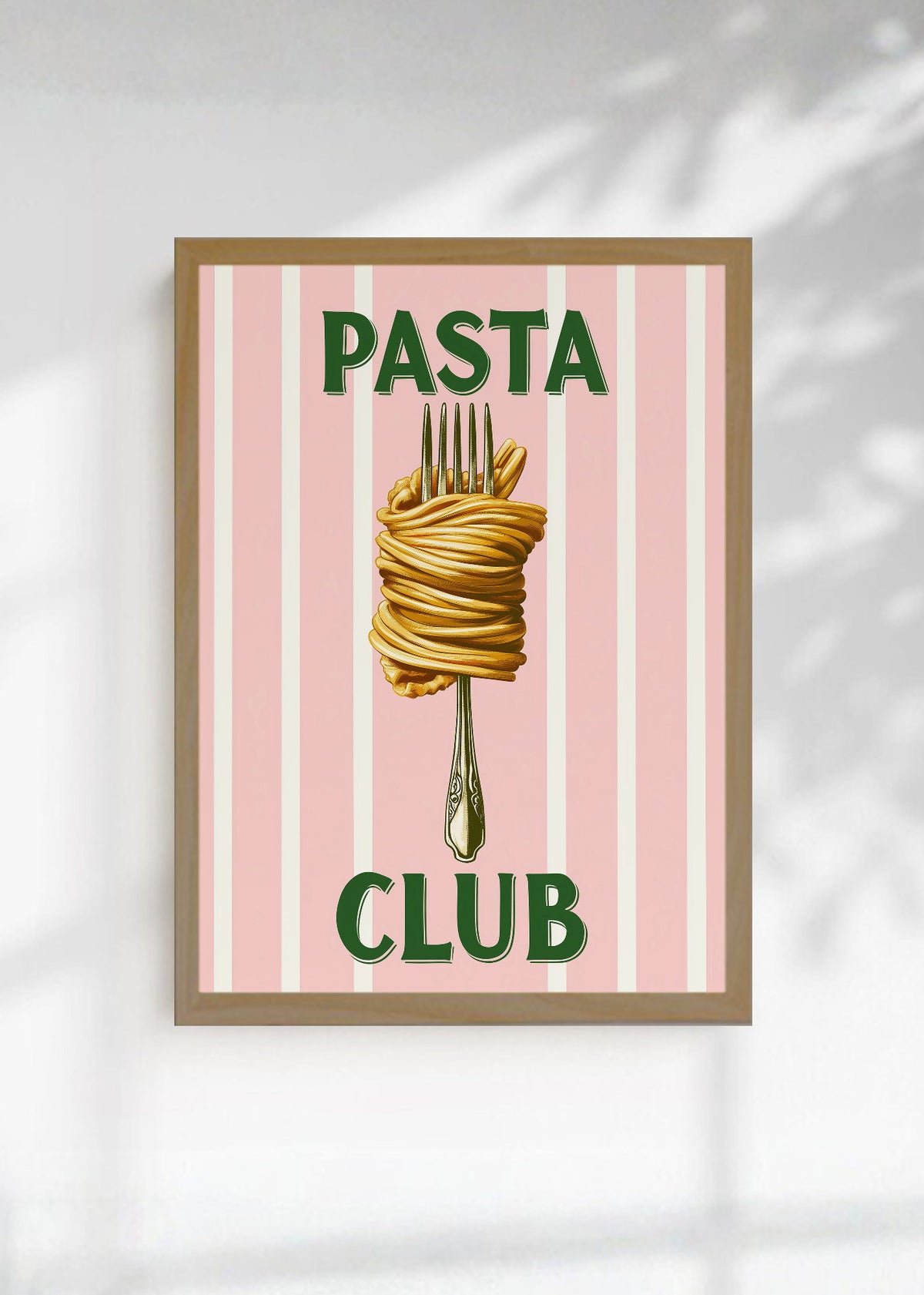 Cuadro Decorativo Trendy, Pasta Club Rayas Rosa