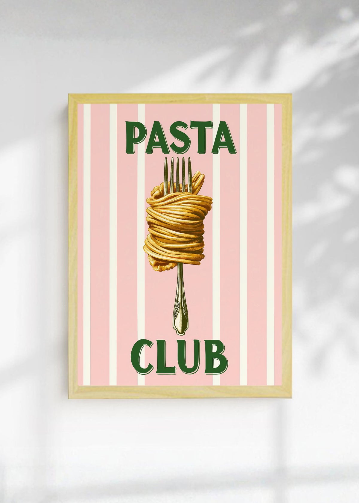 Cuadro Decorativo Trendy, Pasta Club Rayas Rosa