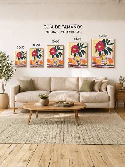 Cuadro Decorativo Trendy, Planta Maceta Beige Minimal