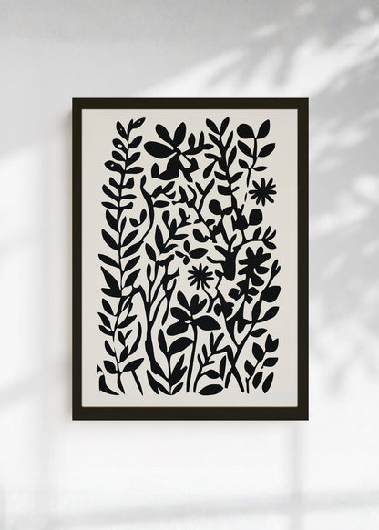 Cuadro Decorativo Trendy, Ramo Flores Mantel Rayas Rosa