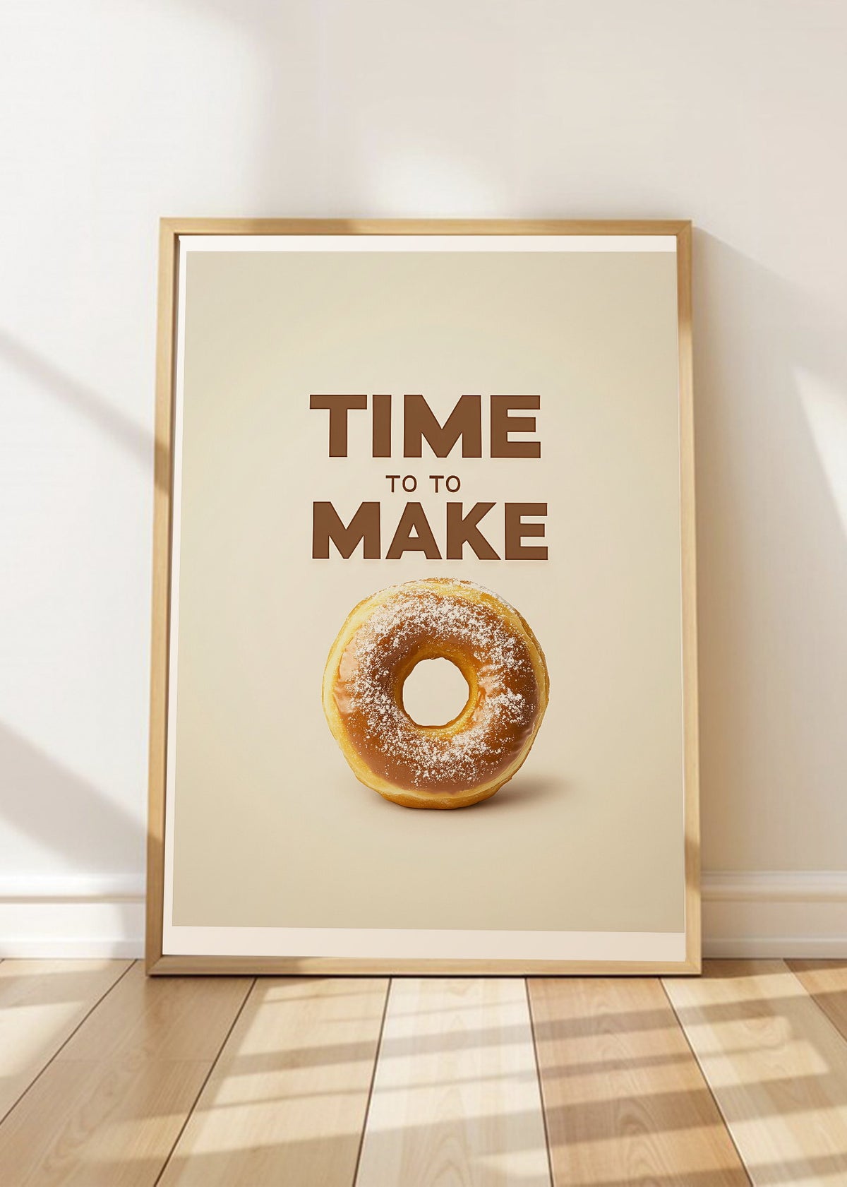 Cuadro Decorativo Trendy, Time to Make Dona Crema