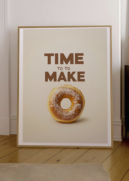 Cuadro Decorativo Trendy, Time to Make Dona Crema