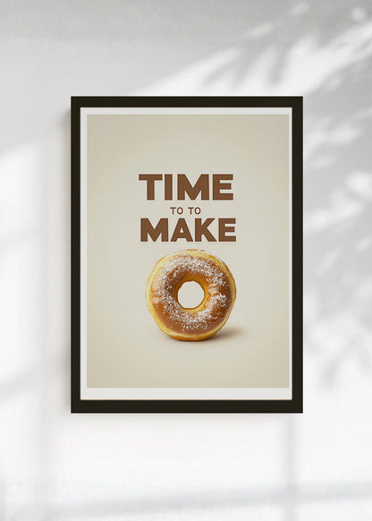 Cuadro Decorativo Trendy, Time to Make Dona Crema