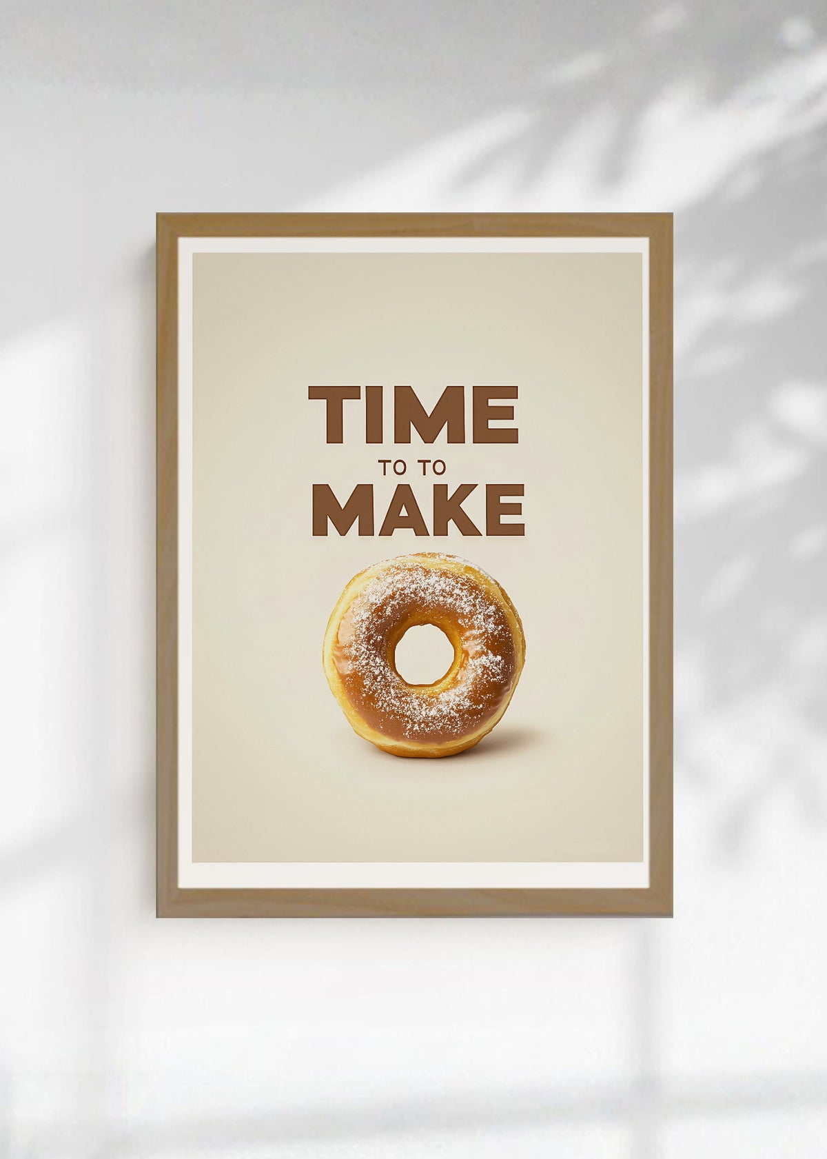 Cuadro Decorativo Trendy, Time to Make Dona Crema