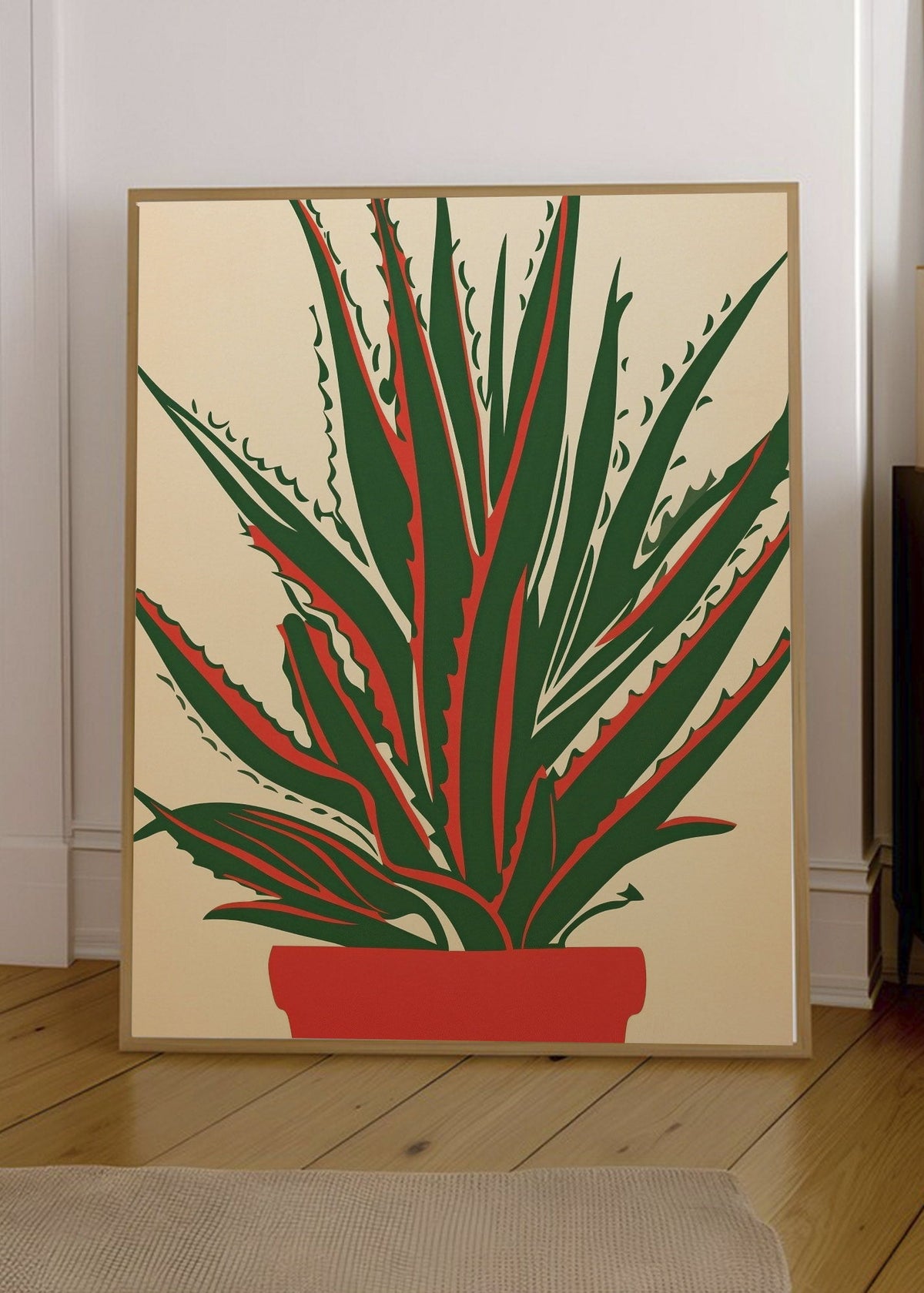 Cuadro Decorativo Trendy, Tulipanes Amarillos Jarrón Lila