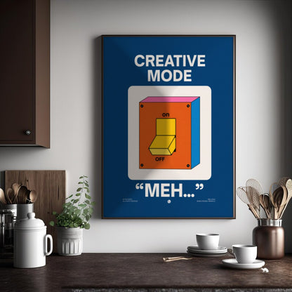 Cuadro Decorativo Typography, Creative Mode MEH