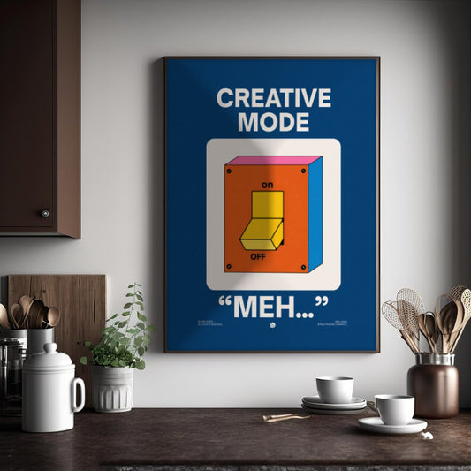 Cuadro Decorativo Typography, Creative Mode MEH