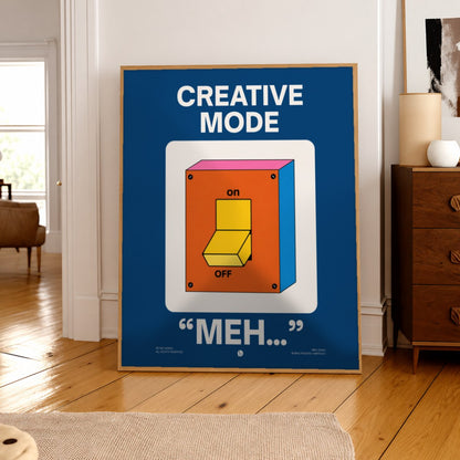Cuadro Decorativo Typography, Creative Mode MEH