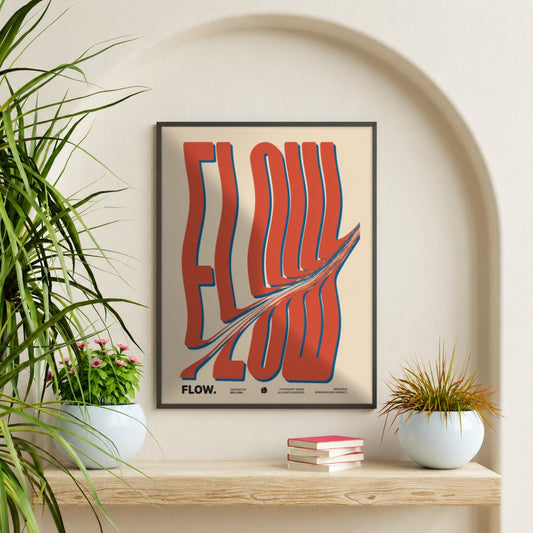 Cuadro Decorativo Typography, Flow