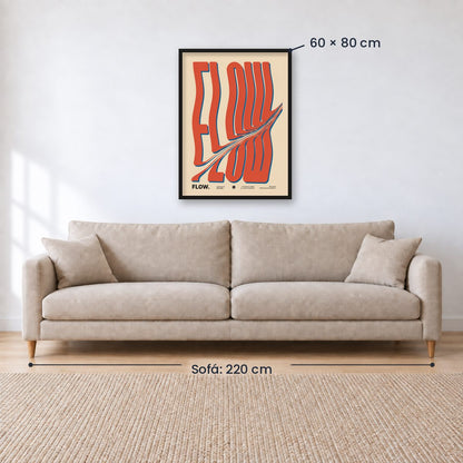 Cuadro Decorativo Typography, Flow