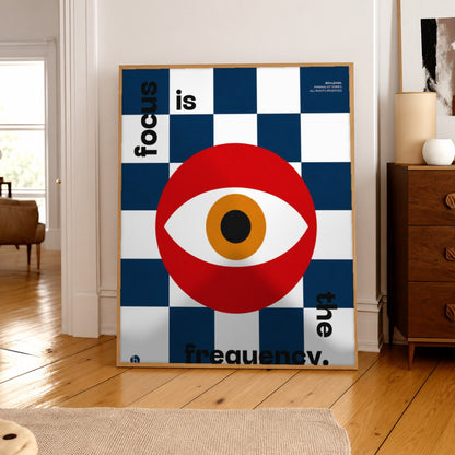 Cuadro Decorativo Typography, Frequency