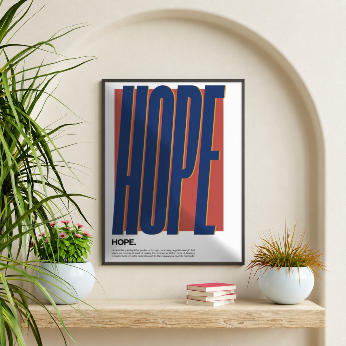 Cuadro Decorativo Typography, Hope