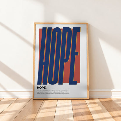 Cuadro Decorativo Typography, Hope