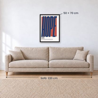 Cuadro Decorativo Typography, Hope