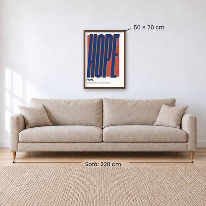 Cuadro Decorativo Typography, Hope