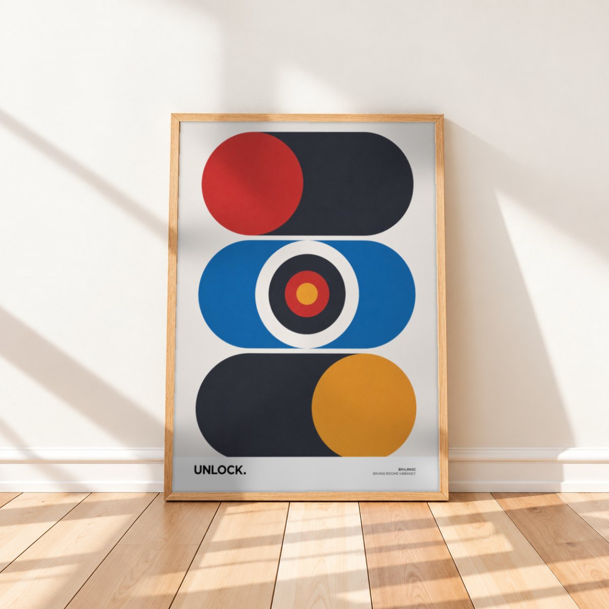 Cuadro Decorativo Typography, Unlock