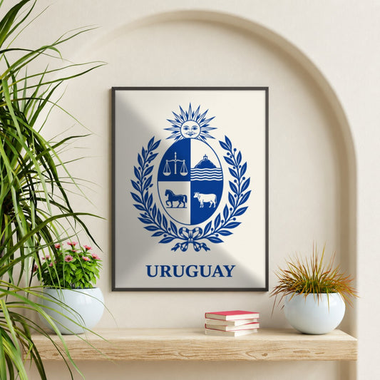 Cuadro Decorativo Uruguay Escudo