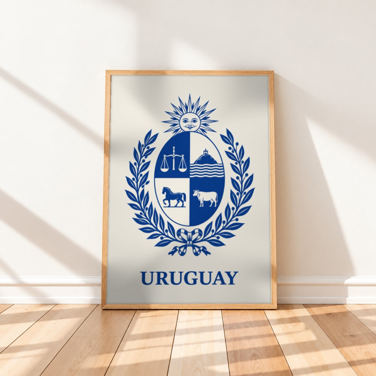 Cuadro Decorativo Uruguay Escudo