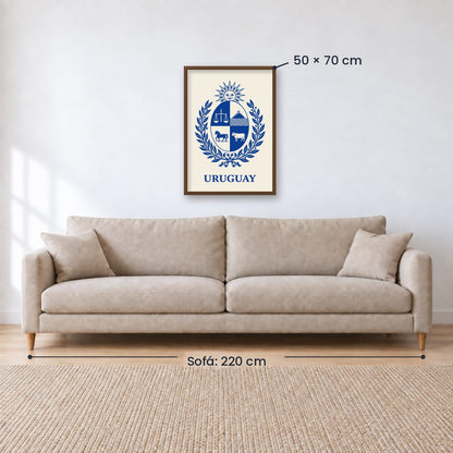 Cuadro Decorativo Uruguay Escudo