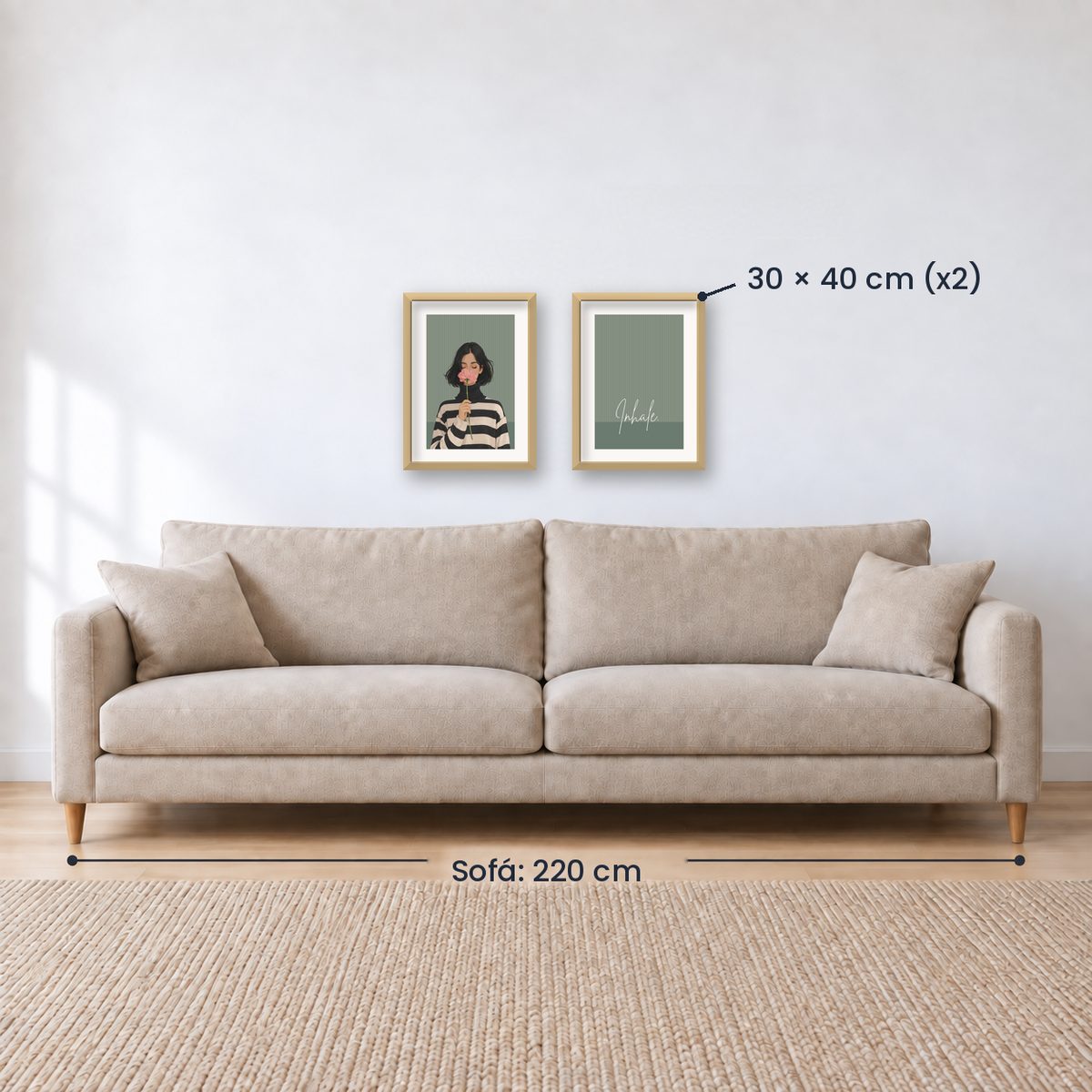 Set x2 Cuadros Abstractos, Modernos, NEW COLECTION I