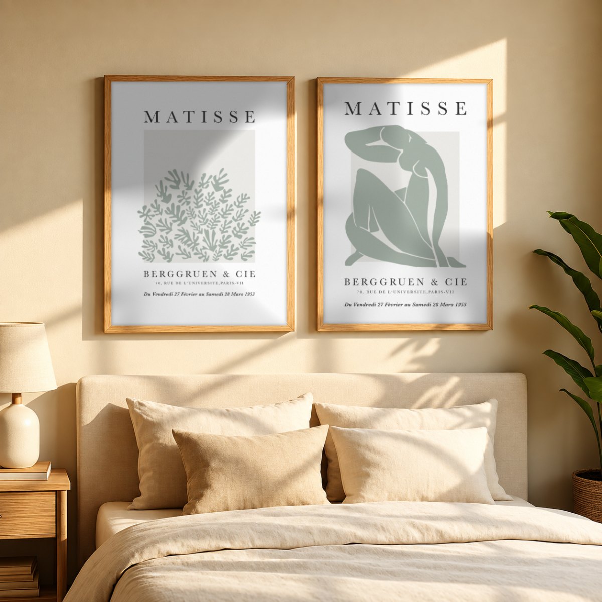 Set x2 Cuadros Decorativos Matisse, nature