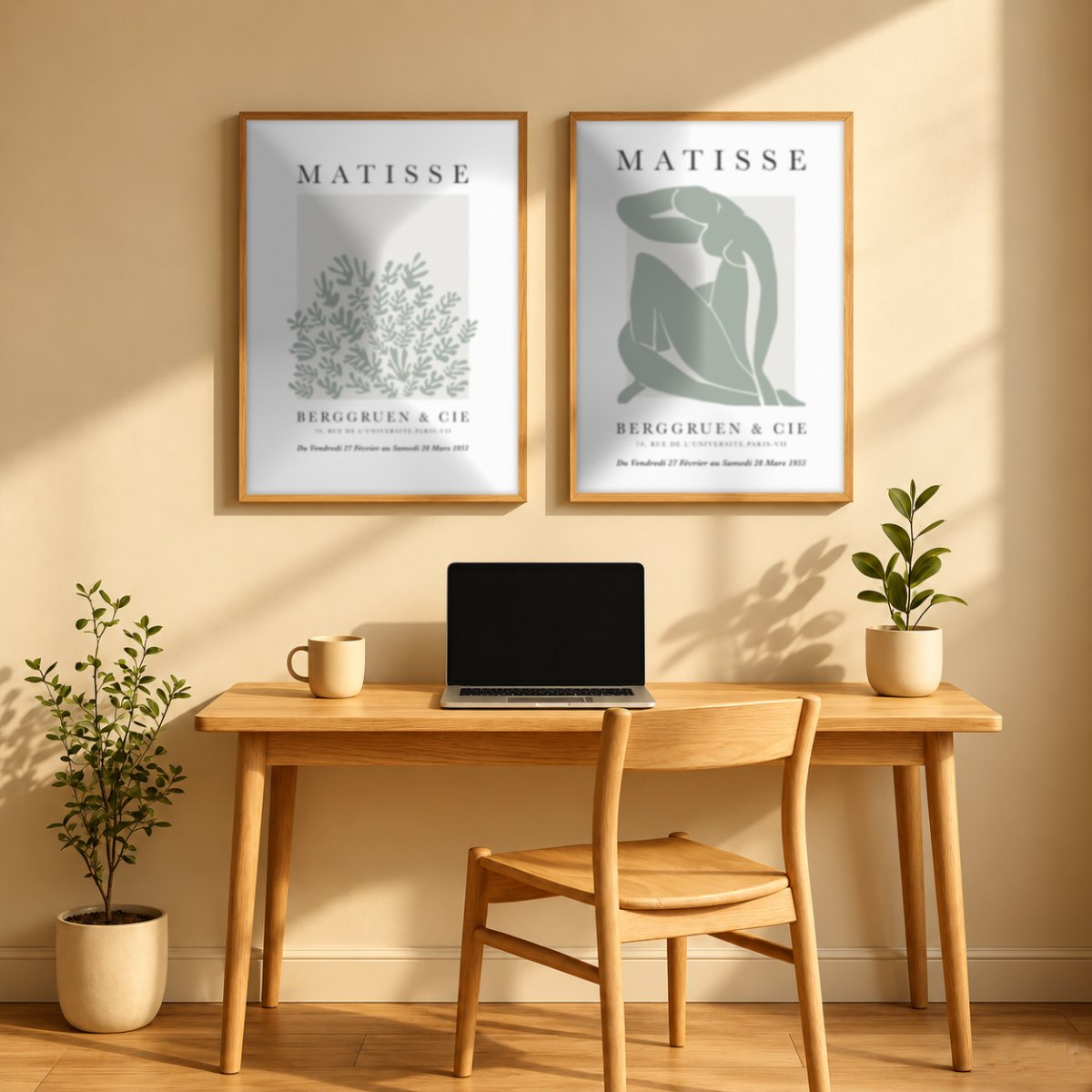 Set x2 Cuadros Decorativos Matisse, nature