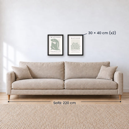 Set x2 Cuadros Decorativos Matisse, nature