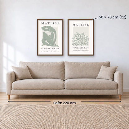 Set x2 Cuadros Decorativos Matisse, nature