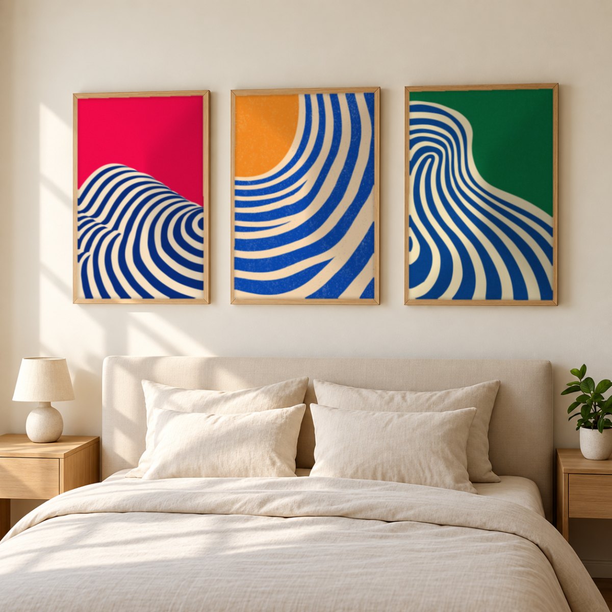 Set x3 Cuadros Abstract V