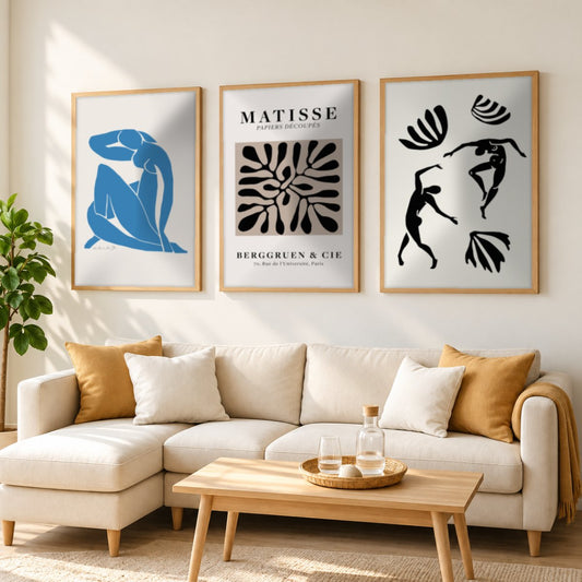 Set x3 Cuadros Decorativos de Matisse