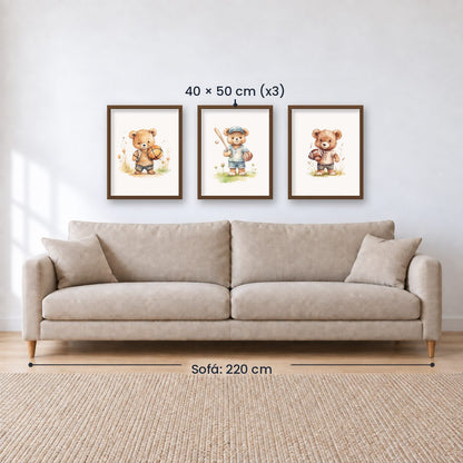 Set x3 Cuadros Infantiles, Wonderland X