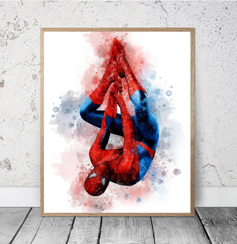 Cuadro Decorativo Infantil Spider-Man Animado.