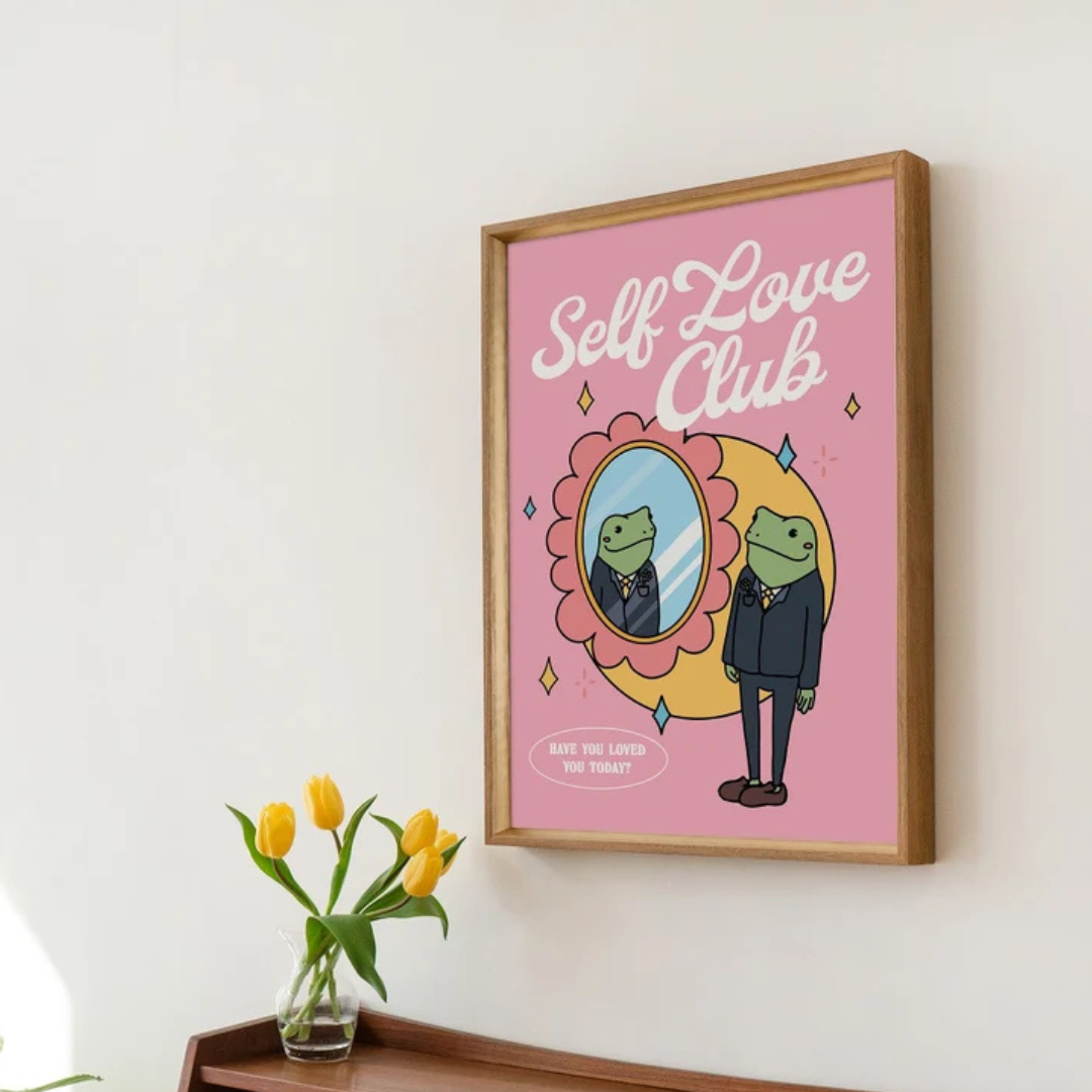 Cuadro Decorativo Self Love Club