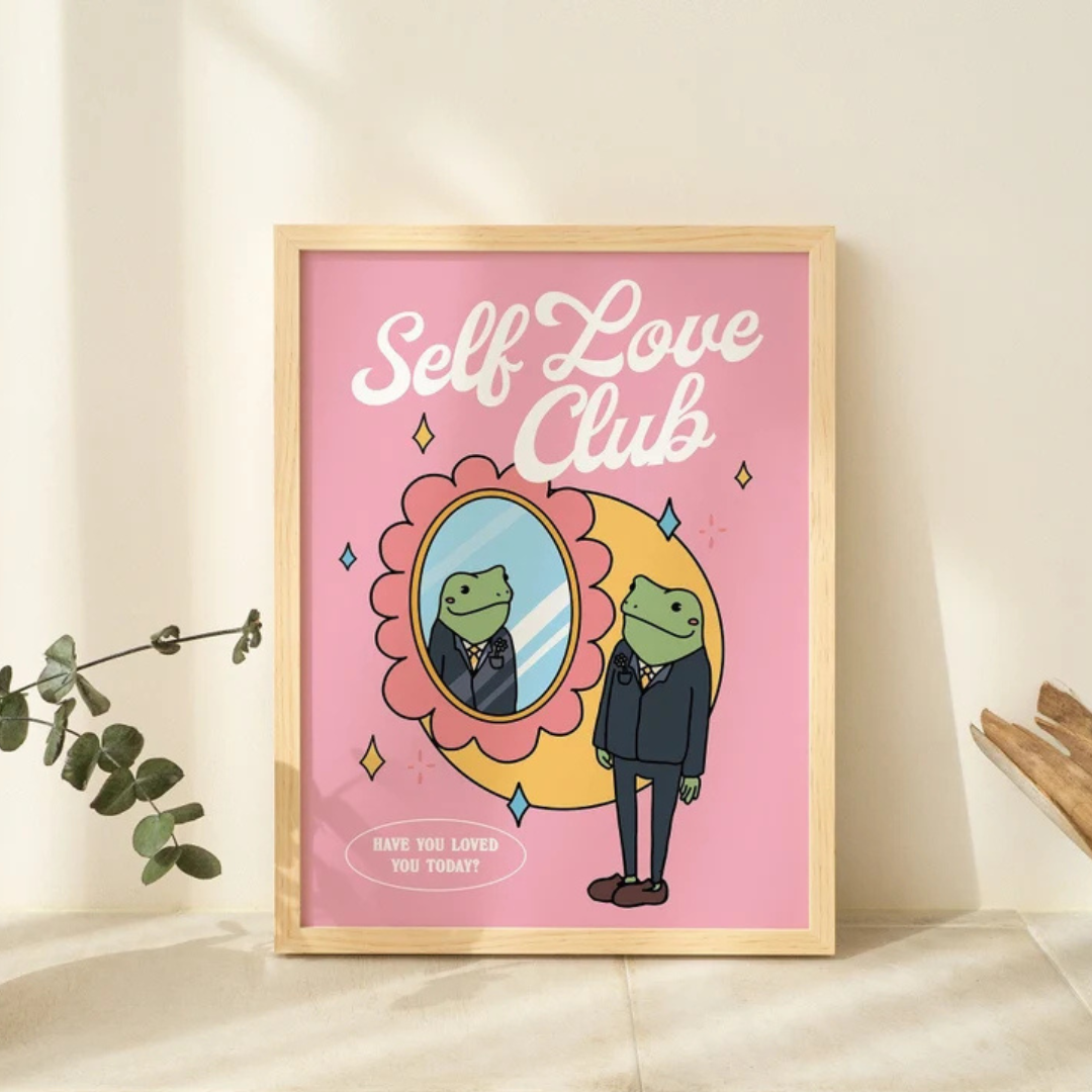 Cuadro Decorativo Self Love Club