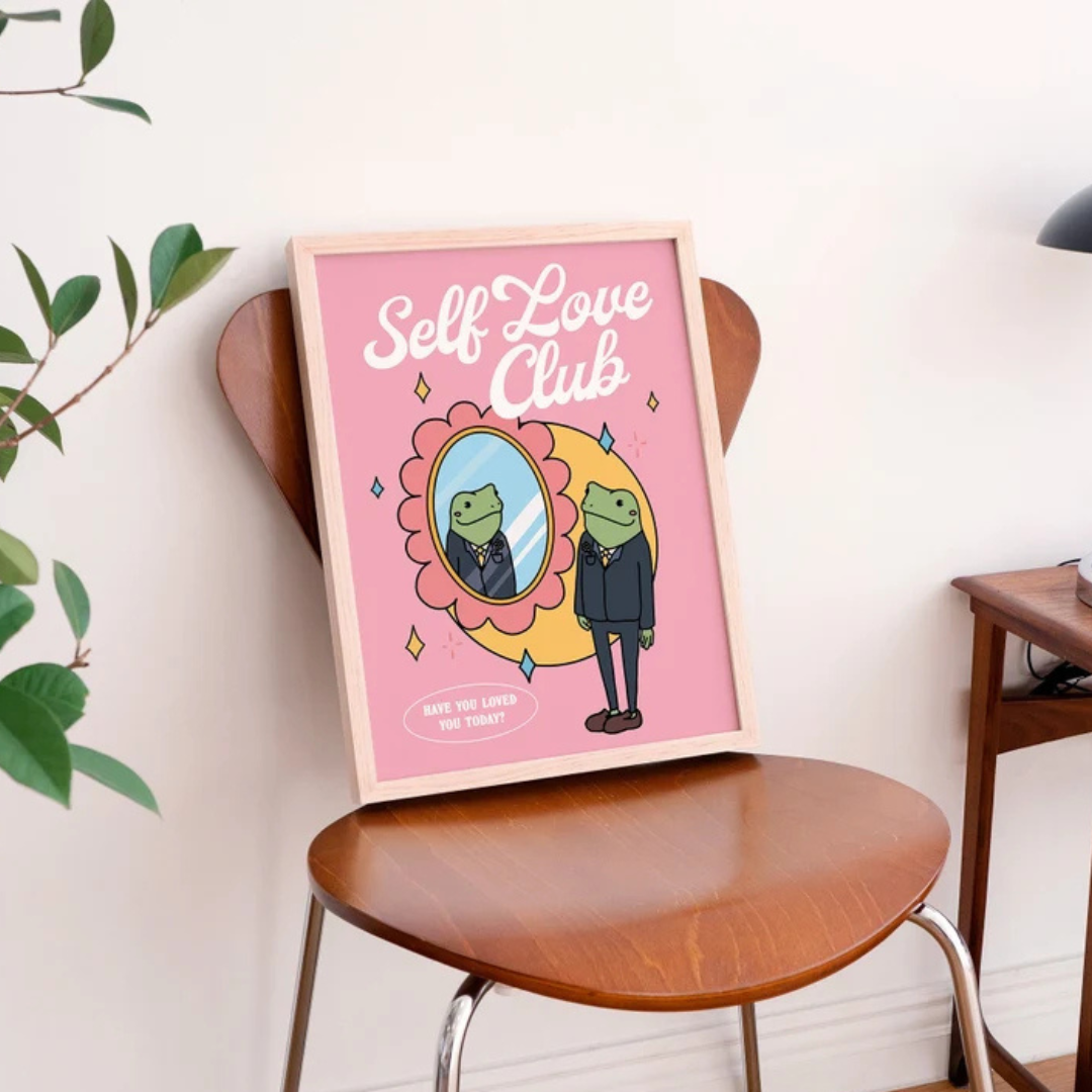 Cuadro Decorativo Self Love Club