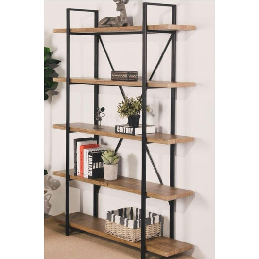 Estantería De Hierro Y Madera