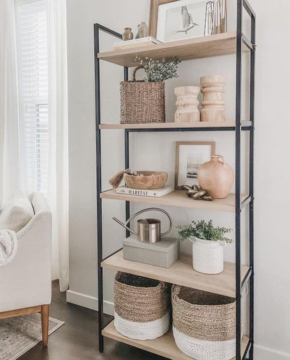 Estantería Style Madera Y Hierro