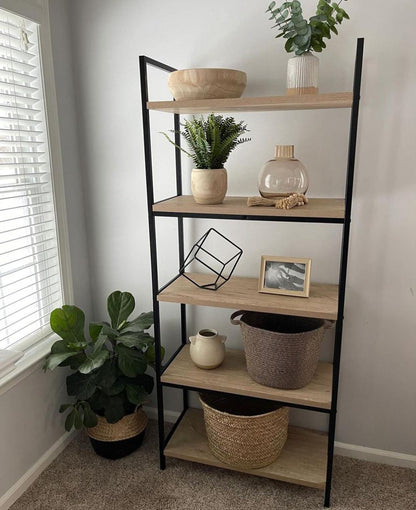 Estantería Style Madera Y Hierro