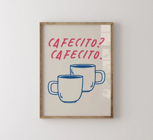 Cuadro Decorativo Cafecito