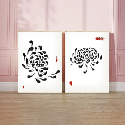 Set x2 Cuadros Decorativos Arte Japones by Beluulet