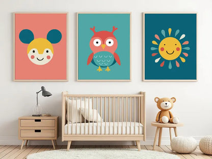 Cuadros Infantiles Buho