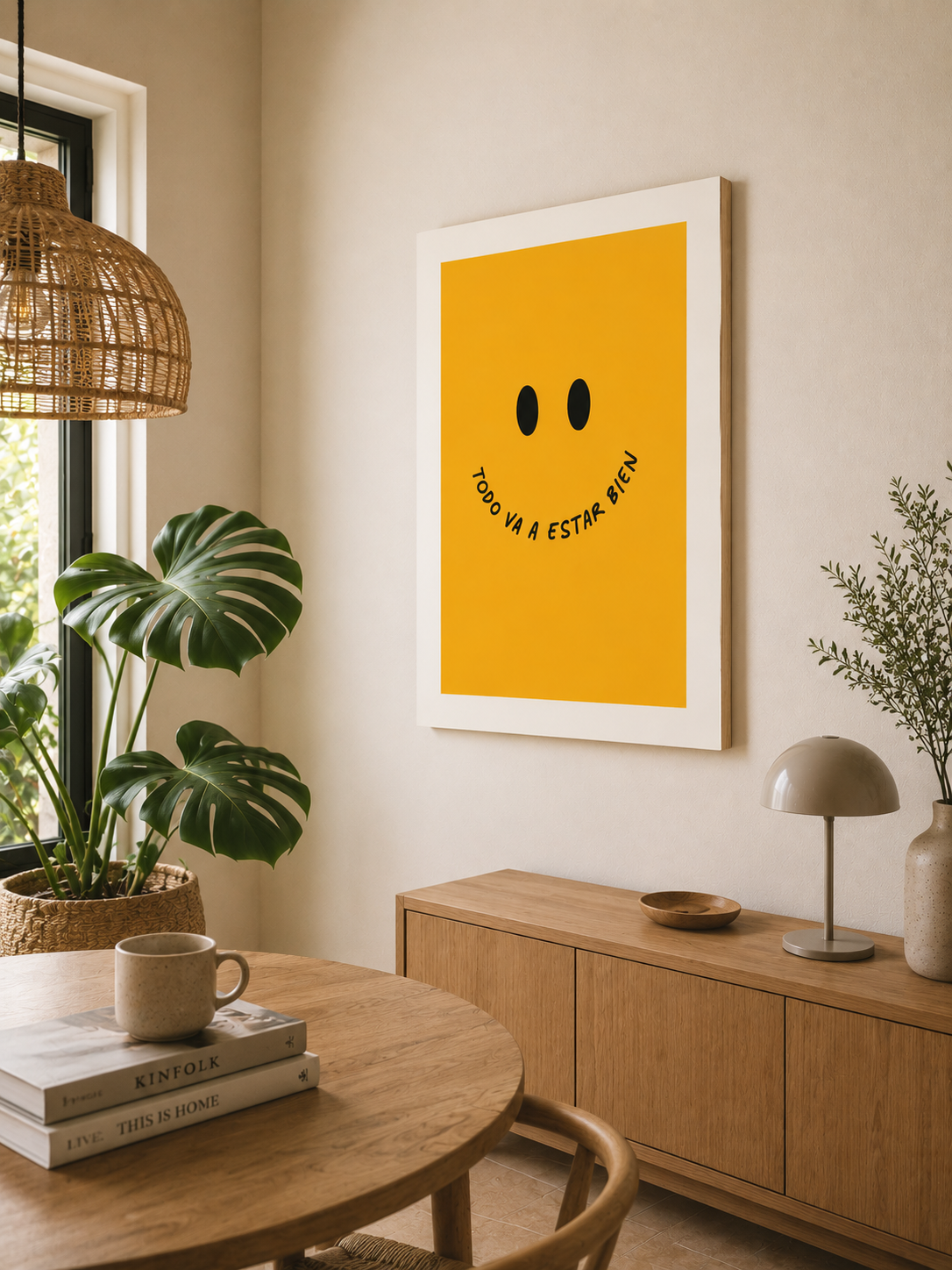 Cuadro Decorativo Moderno Frases Todo va a estar bien