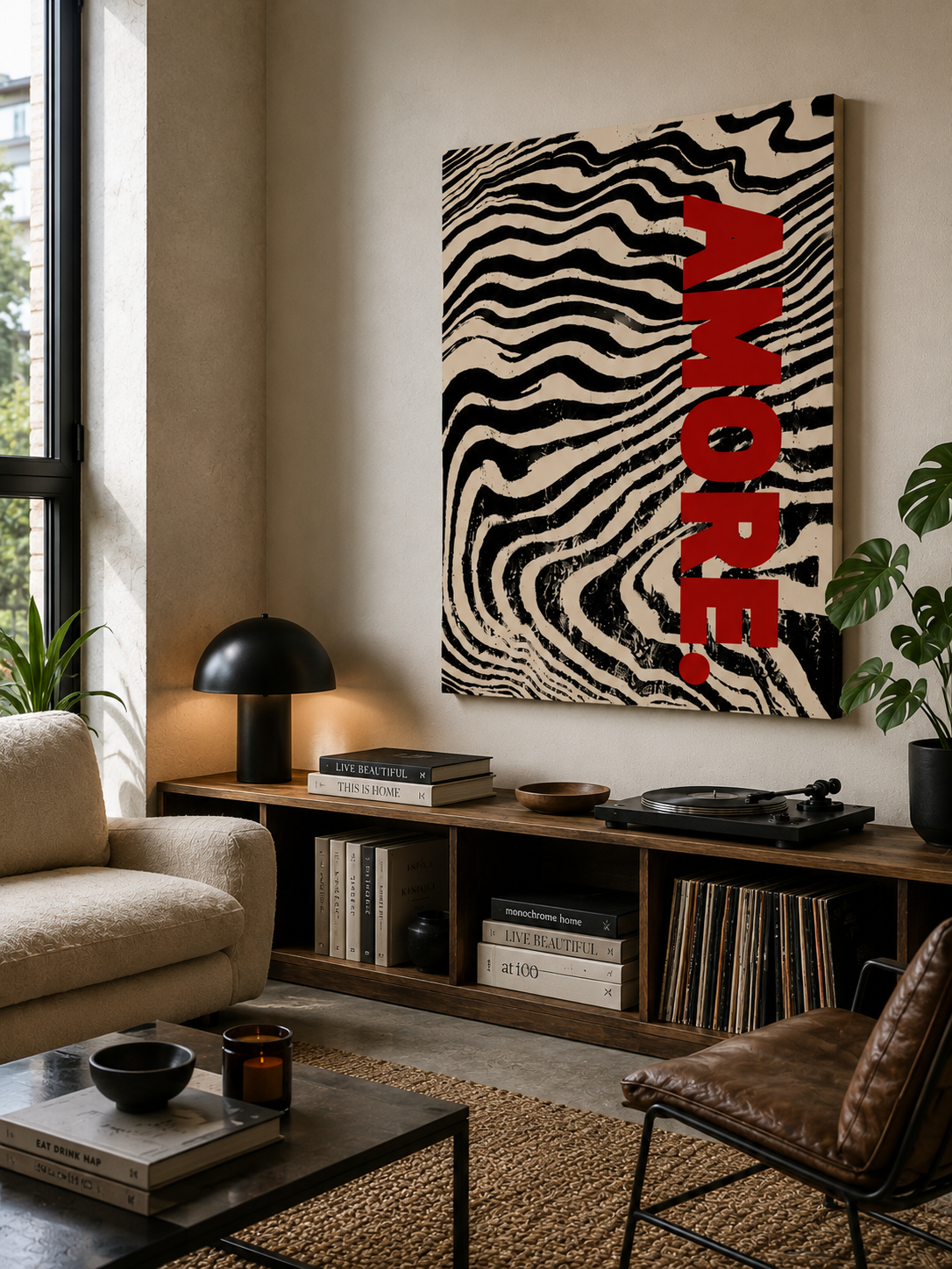 Cuadro Decorativo Moderno Frases Amore