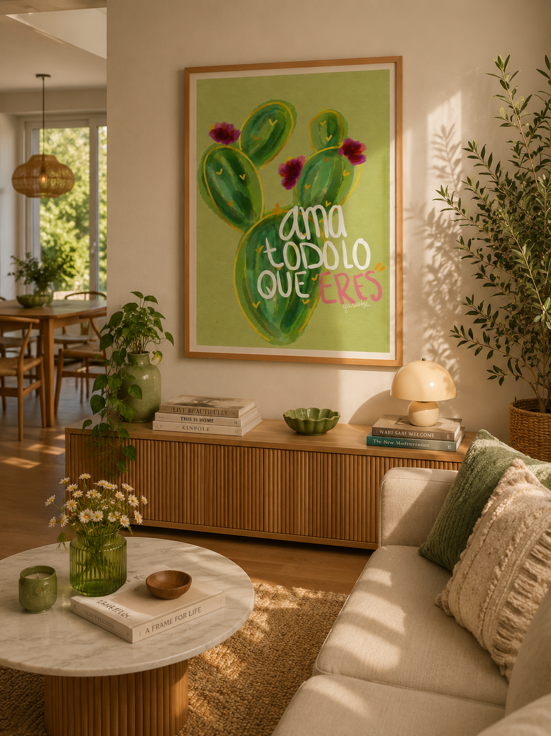 Cuadro Decorativo Moderno Frases Ama todo lo que ERES