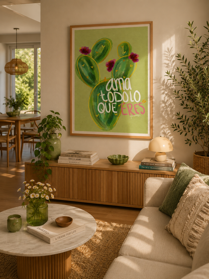 Cuadro Decorativo Moderno Frases Ama todo lo que ERES