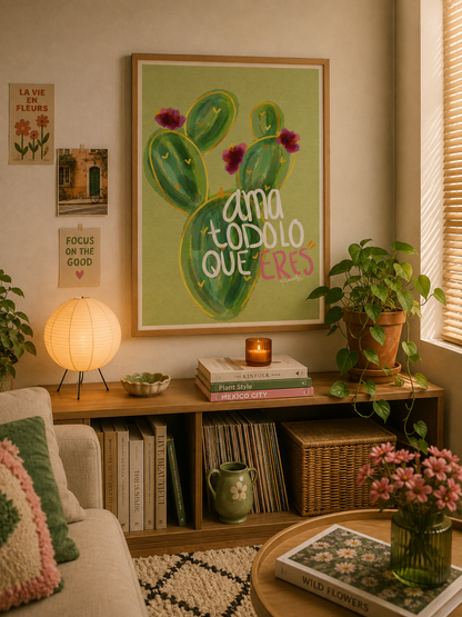 Cuadro Decorativo Moderno Frases Ama todo lo que ERES