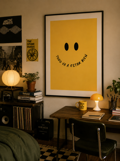 Cuadro Decorativo Moderno Frases Todo va a estar bien